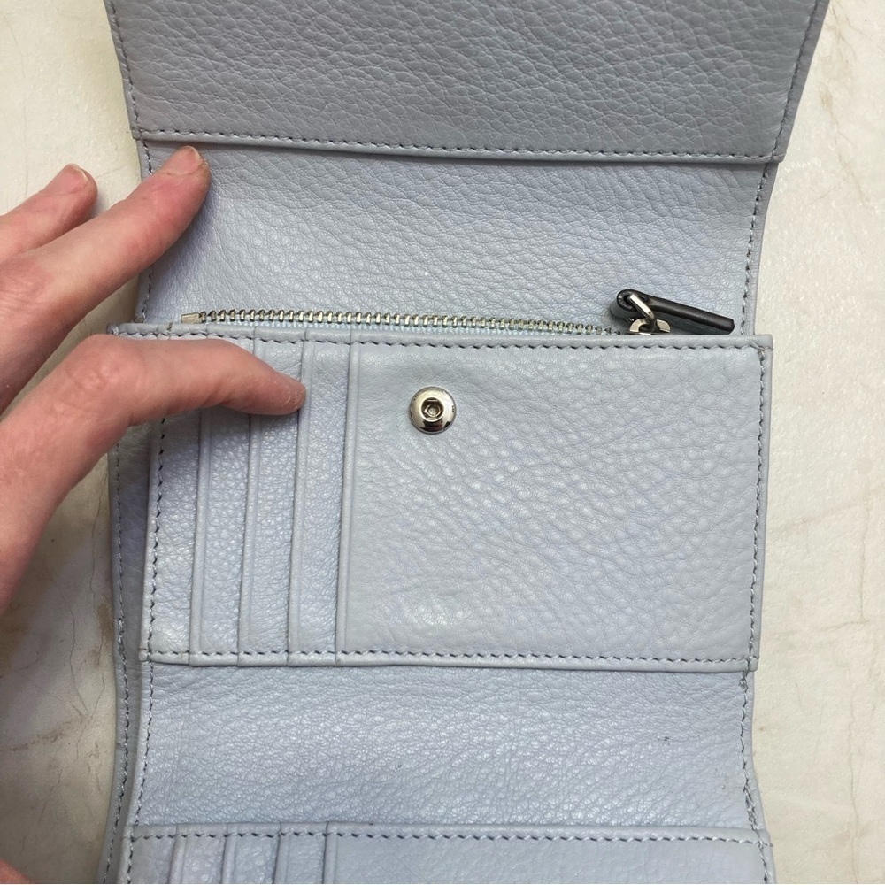Tory Burch light blue leather wallet - Picture 14 of 16